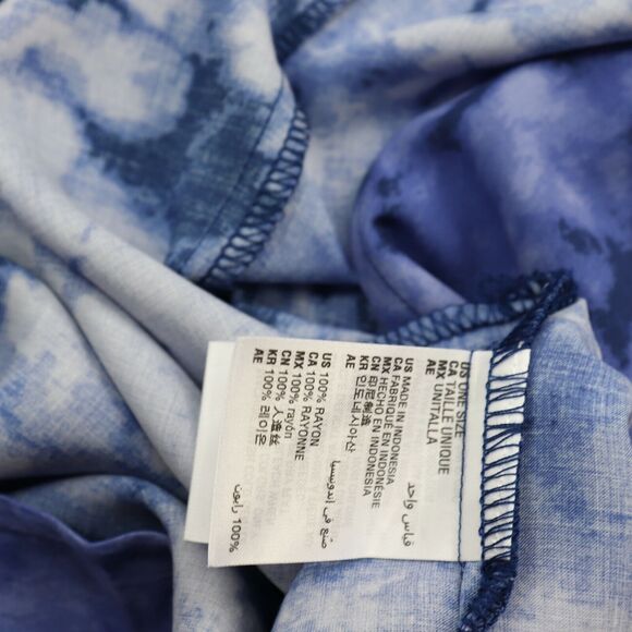 Jenni Intimates Light Weight Printed Short-Sleeve Wrap Tie Dye O/S - Picture 6 of 8